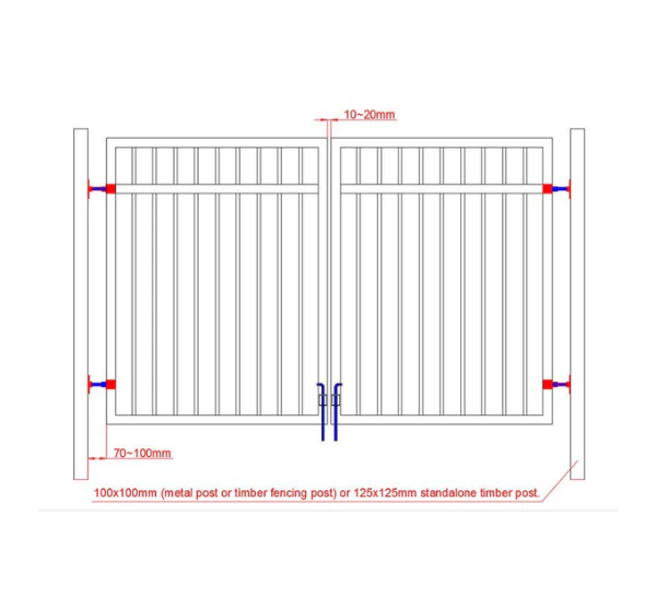 Aluminium Swing Gates SWHF Driveway Gate