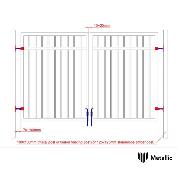Aluminium Swing Gates SWCDS Driveway Gate