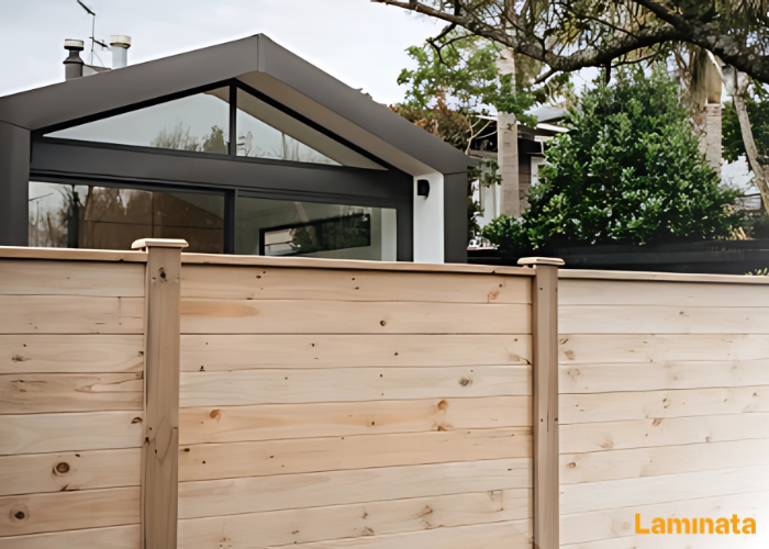 Classic Horizontal Timber Fence