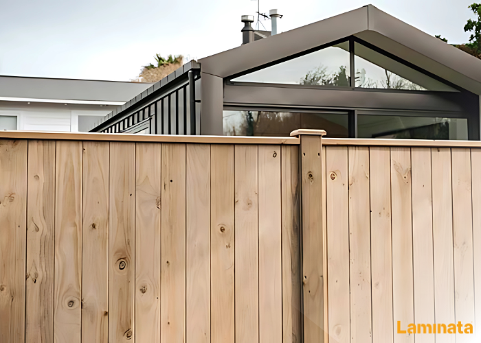 Classic Vertical Timber Fence