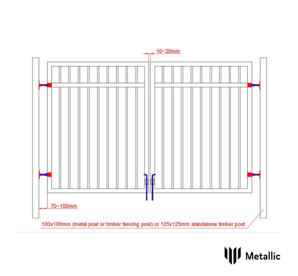 Aluminium Swing Gates SWSF Driveway Gate