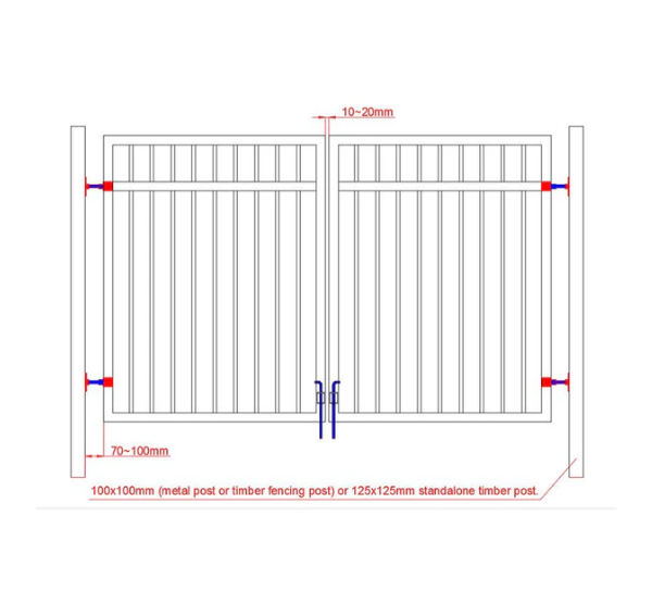 Aluminium Swing Gates SWIS Driveway Gate