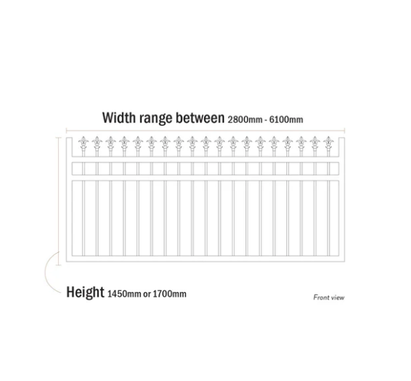 Aluminium Sliding Gate SLSF Driveway Gate