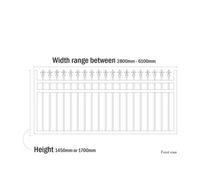 Aluminium Sliding Gate SLSF Driveway Gate