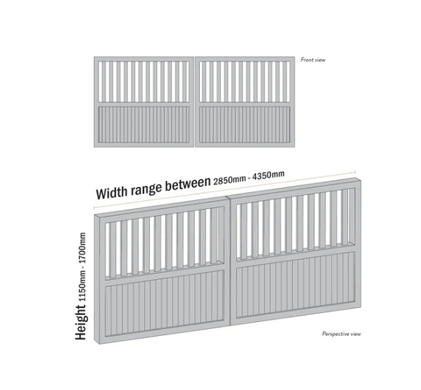 Aluminium Swing Gates SWHF Driveway Gate