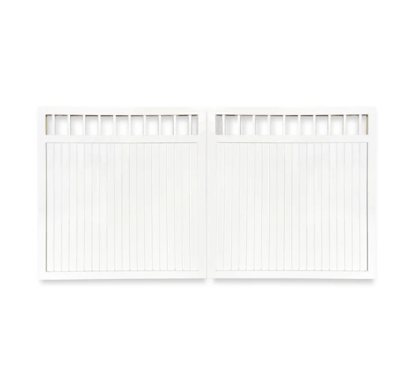 Aluminium Swing Gates SWTG Driveway Gate White