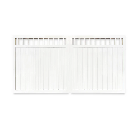 Aluminium Swing Gates SWTG Driveway Gate White