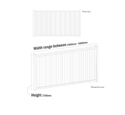 SWSG Aluminium Swing Gates Driveway Gate