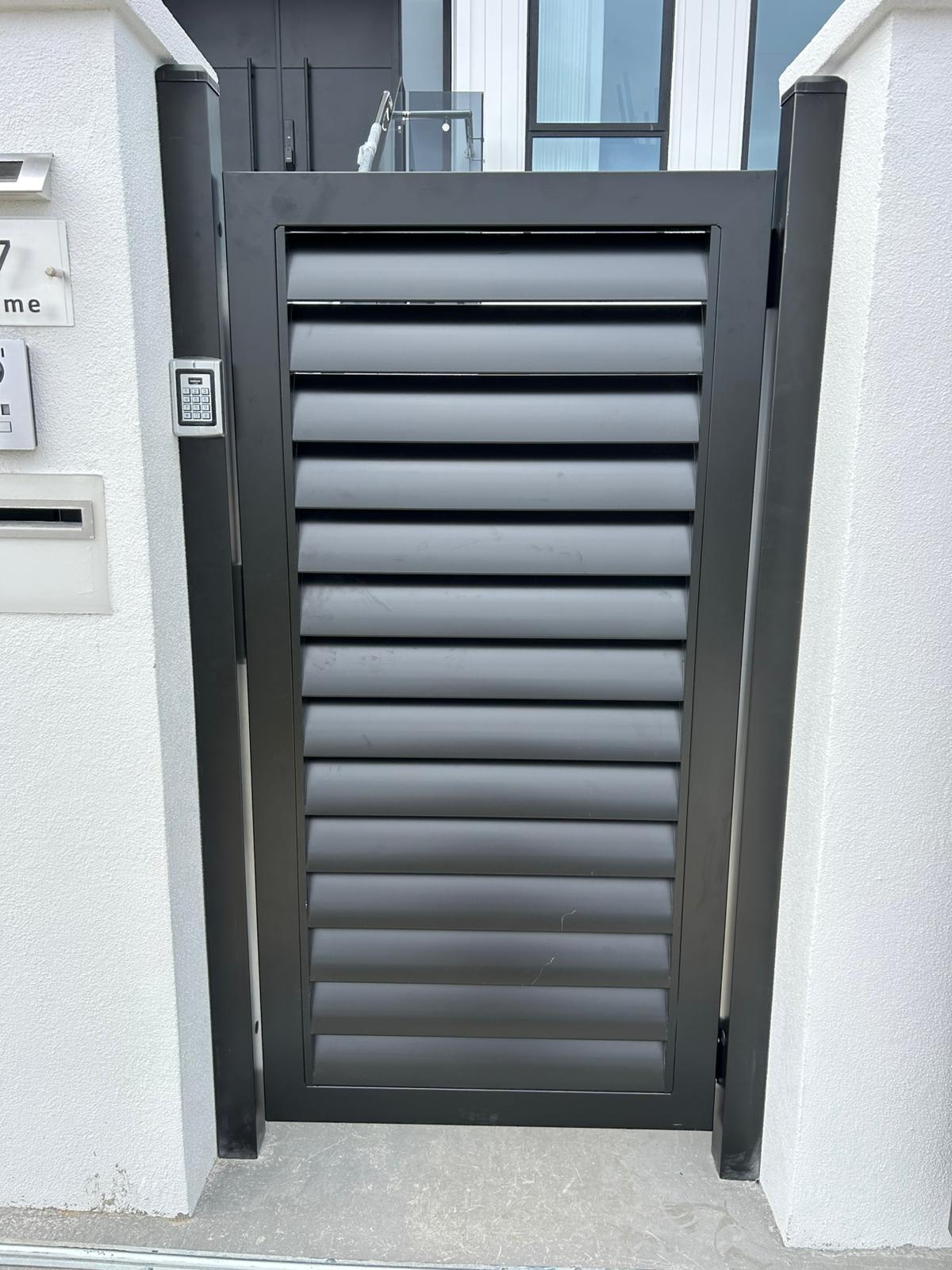 Aluminum Pedestrian Swing Gate - FGPG05 - BLACK